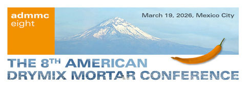 8th American Drymix Mortar Conference admmc8, México City, 19. March 2026, Admission Mortar Manufacturers