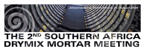 The 2nd Southern Africa Drymix Mortar Meeting, Johannesburg, South Africa, 20. August 2026, Admission