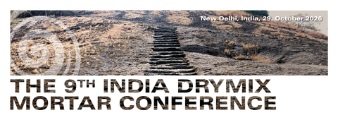 The 9th India Drymix Mortar Conference, New Delhi, India, 29. October 2026, Admission
