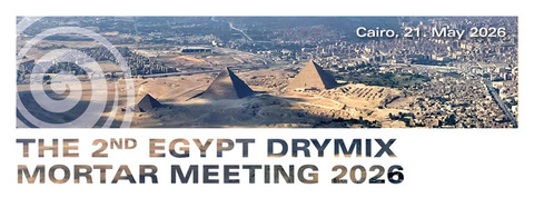 The 2nd Egypt Drymix Mortar Meeting, Badr City, Egypt, 15. October 2026, Early Bird Admission for Mortar Manufacturers
